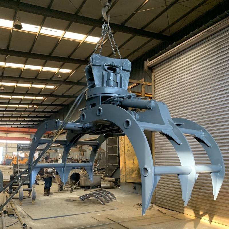 挖機(jī)草捆抓