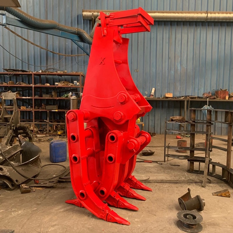 挖機機械抓鋼器