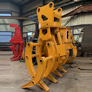 挖機(jī)草捆抓