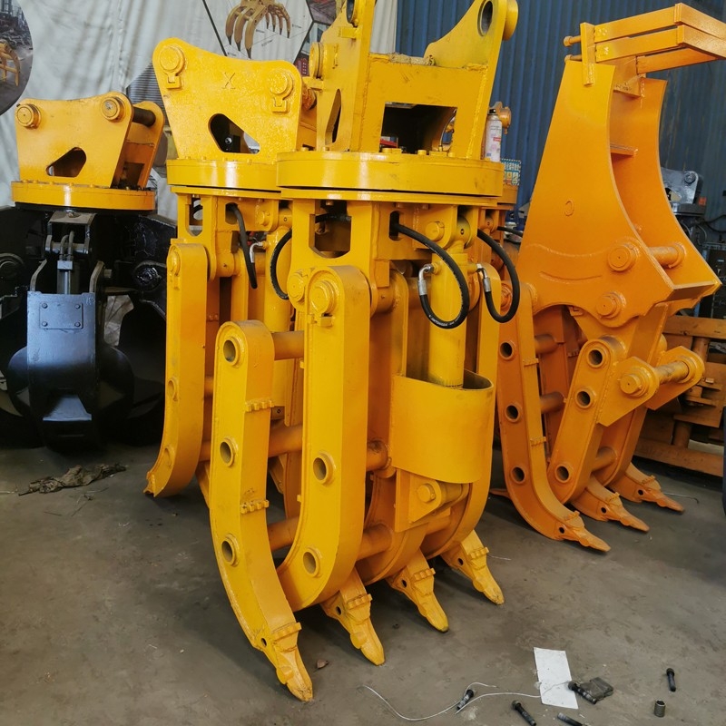 挖機旋轉(zhuǎn)抓鋼機